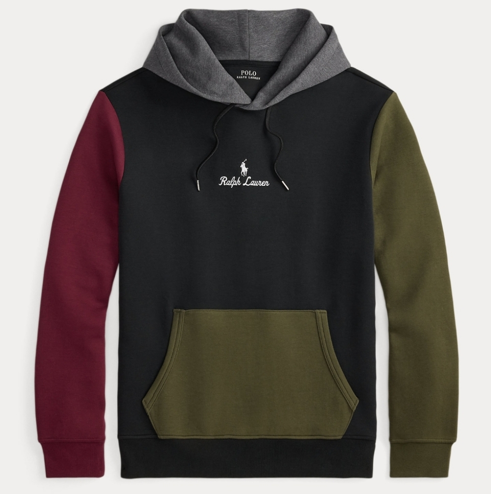 Polo by Ralph Lauren Logo Double-Knit Hoodie L